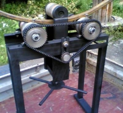 Самодельный трубогиб для гибки профильной трубы