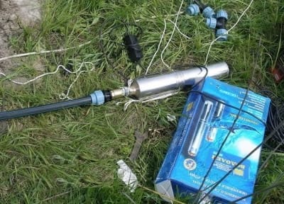 Скважинный насос водолей перед погружением нужно подготовить