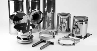 Элементы сэндвич дымохода