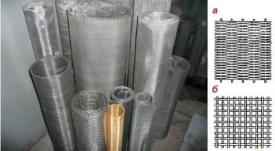 Виды сеток для фильтра