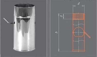 Шибер для дымохода своими руками: нюансы монтажа