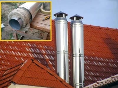 Трубы для дымохода: система из нержавейки