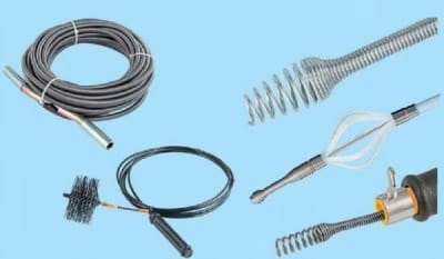 Трос для устранения засора в трубах