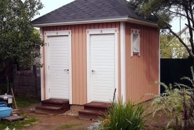 Как построить туалет на даче 