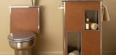 Стальной унитаз