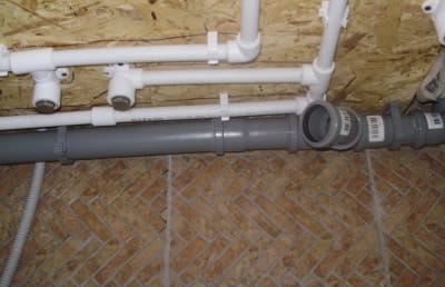 Монтаж биде: трубы Монтаж биде: трубы