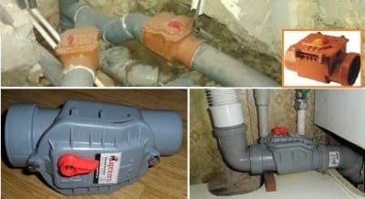 Обратный клапан на канализацию Обратный клапан на канализацию