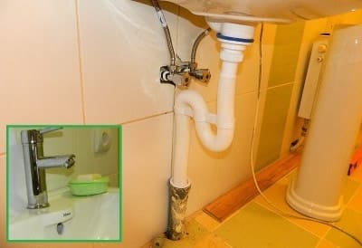 Установка раковины с пьедесталом: монтируем смеситель