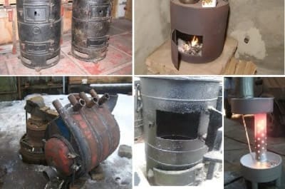 Виды самодельных печей