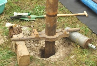 Вытащить трубу из скважины