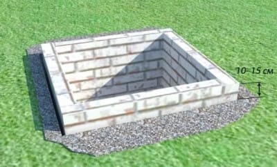 Строим туалет на даче с выгребной ямой из кирпича