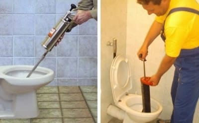 Засор унитаза