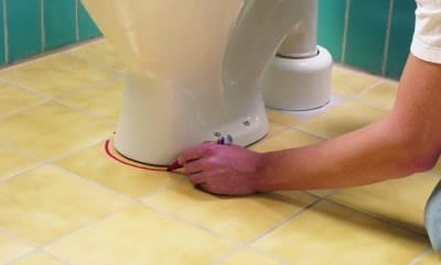 Замена унитаза: разметка