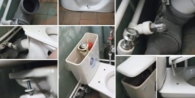 Замена сливного бачка