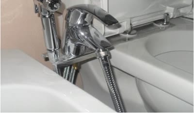 Биде приставка со смесителем