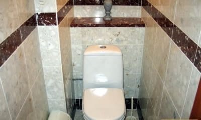 Короб в туалете - эстетично и удобно