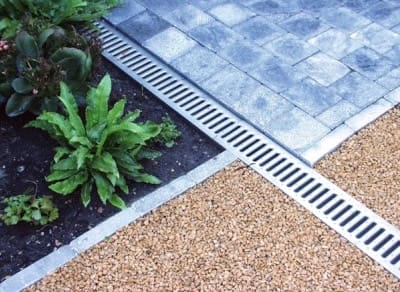 Ливневая канализация для дачи, линейный тип системы