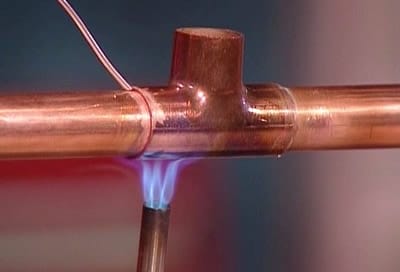 Непосредственная пайка меди