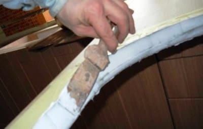 Обработка торцов герметиком