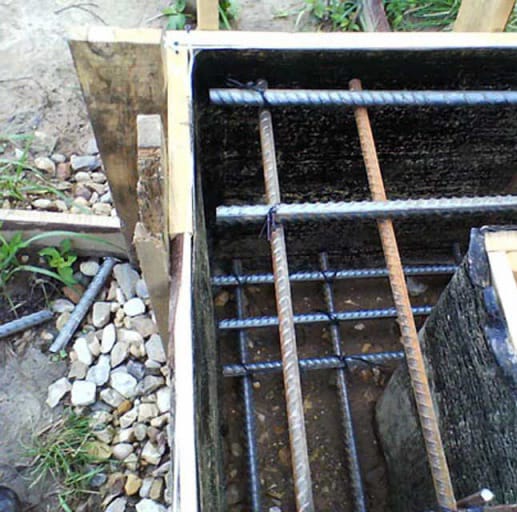 Армирование фундамента