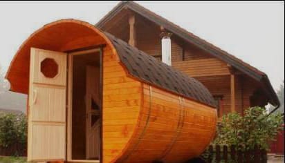 Баня бочка своими руками