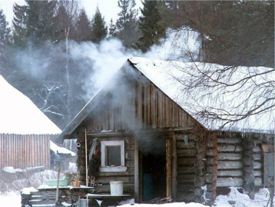 Баня по черному