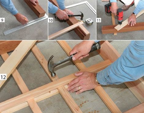 Боковая панель арки для цветов