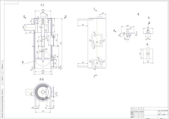 Чертеж котла длительного горения