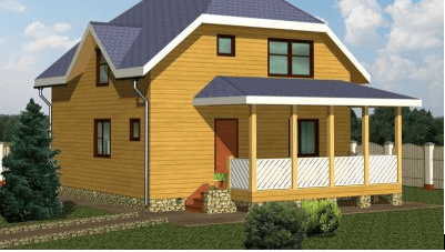 Четырехскатная полувальмовая крыша