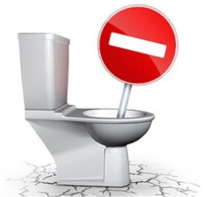 Что делать если засорился унитаз