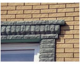 Декор окон из кирпича