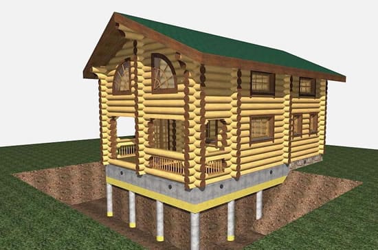 Делаем свайно-лентончный фундамент для дома своими руками