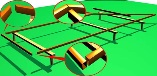 Делаем яму для ворот из металлических труб