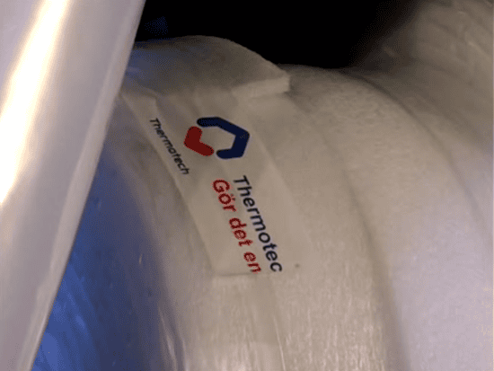 Демпферная лента для стяжки пола - фото