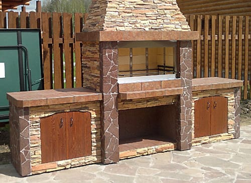 Дизайн печи для беседки