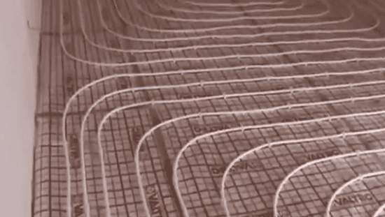 Два контура обогревающего трубопровода.