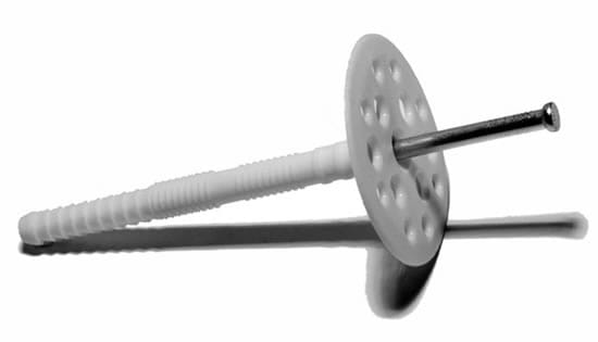 Дюбель гвозди используются для крепления пеноплекса