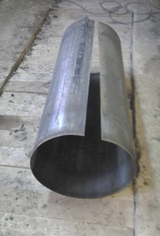 Емкость для печи из листовой стали