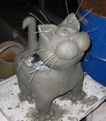 Делаем глаза, хвост и усы