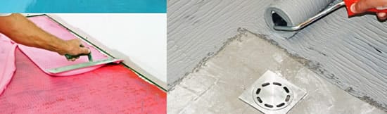 Гидроизоляция бетонного пола в ванной комнате