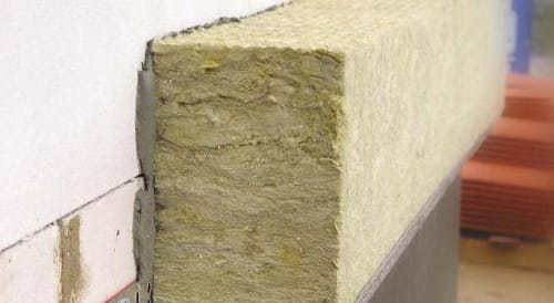 Горизонтальная рейка под нижний слой минеральной ваты