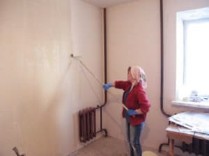 Грунтовка стен