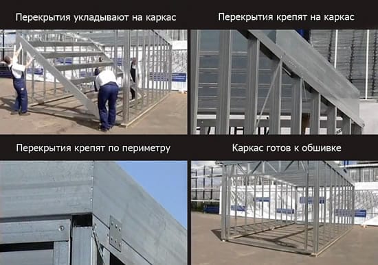 Каркас готов к обшивке