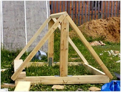 Возводим каркас крыши