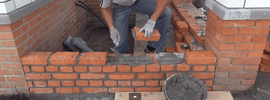 Кладка боковой стены