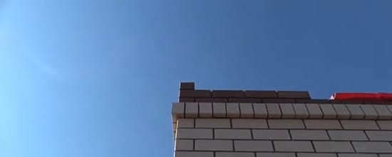 Кладка облицовочного кирпича на ребро