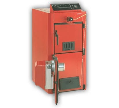 Котел работающий на газе, жидком и твердом топливе