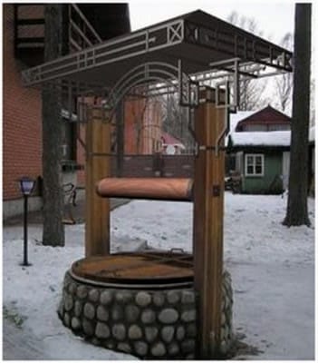 Кованый колодец