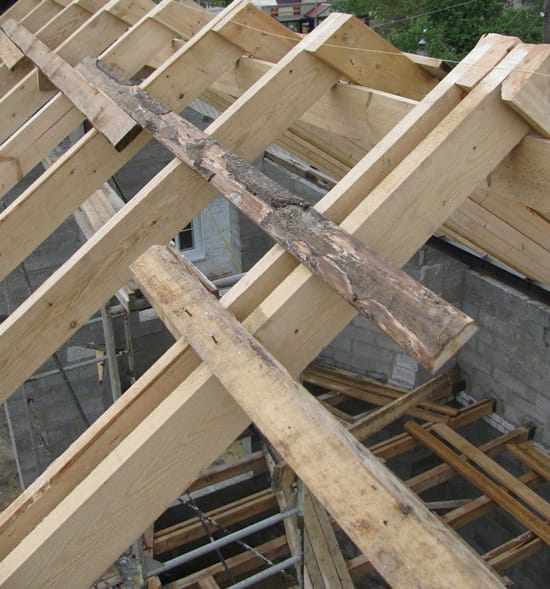 Крепление стропил 