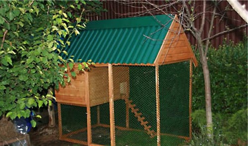 Интересный образец курятника